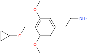 1-(3,5-dimethoxy-4-(cyclopropyloxymethyl)phenyl)-2-aminoethane.png
