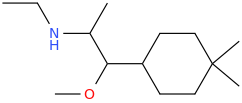 1-(4,4-dimethylcyclohex-1-yl)-1-methoxy-2-ethylaminopropane.png
