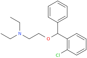 diethylaminoethyl-(1-phenyl-(2-chlorophenyl)methyl)ether.png