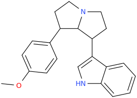 1-(4-methoxyphenyl)-7-(indole-3-yl)-hexahydro-pyrrolizine.png