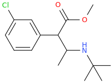 1-(3-chlorophenyl)-N-tert-butyl-2-amino-1-carbomethoxypropane.png