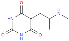 1-(2,4,6-trioxo-3,5-di-azacyclohexyl)-2-methylaminopropane.png