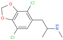 1-(2,5-dichloro-3,4-methylenedioxyphenyl)-2-methylaminopropane.png