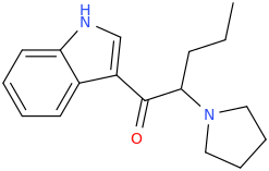 1-(3-indolyl)-1-oxo-2-pyrrolidinylpentane.png