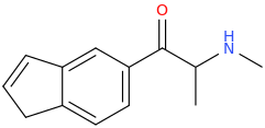 1-(indene-5-yl)-2-methylamino-1-oxopropane.png