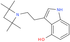 2%2C2%2C4%2C4-tetramethyl-N-((4-hydroxy-Indol-3-yl)ethyl)azetidine.png