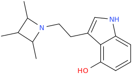 2%2C3%2C4-trimethyl-N-((4-hydroxy-Indol-3-yl)ethyl)azetidine.png