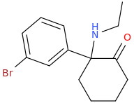 2-(3-bromophenyl)-2-ethylaminocyclohexanone.png