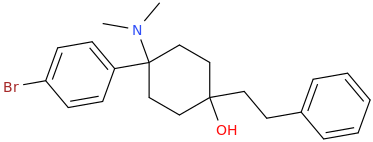 4-(4-bromophenyl)-4-(dimethylamino)-1-(2-phenylethyl)cyclohexan-1-ol.png