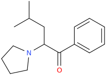 4-methyl-1-phenyl-2-(pyrrolidin-1-yl)pentan-1-one.png