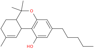 6,6,9-trimethyl-3-pentyl-6a,7,8,10a-tetrahydro-6H-benzo[c]chromen-1-ol.png