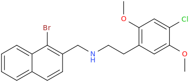N-%5B(1-bromo-2-naphthyl)methyl%5D-2-(4-chloro-2%2C5-dimethoxy-phenyl)ethanamine.png