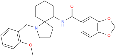 N-%7B1-%5B(2-methoxyphenyl)methyl%5D-1-azaspiro%5B4.5%5Ddecan-6-yl%7D-2H-1%2C3-benzodioxole-5-carboxamide.png