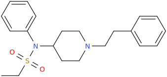 N-phenyl-N-%5B1-(2-phenylethyl)piperidin-4-yl%5Dethane-1-sulfonamide.png