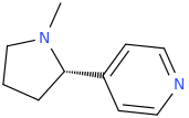 (2S)-1-methyl-2-(pyridine-4-yl)-pyrrolidine.png