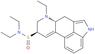 (6aR,9R)-N,N-diethyl-7-ethyl-4,6,6a,7,8,9-hexahydroindolo-[4,3-fg]quinoline-9-(sulfinyl)amine.png