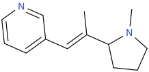 (E)-1-(pyridin-3-yl)-2-(1-methyl-2-pyrrolidinyl)-2-methylethene.png