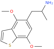    1-(4,7-dimethoxy-thiainden-5-yl)-2-aminopropane.png