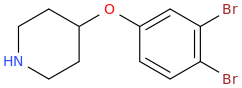   3,4-dibromophenyl piperidin-4-yl ether.png