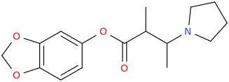   3,4-methylenedioxyphenyloxycarbonyl-2-(pyrrolidin-1-yl)-1-methylpropane.png