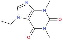  7-ethyl-1,3-dimethylxanthine.png