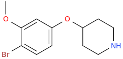  piperidin-4-yl 5-methoxy-4-bromophenyl ether.png