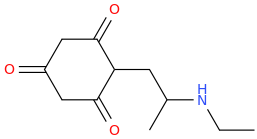 1-(1,3,5-tri-oxocyclohexane-2-yl)-2-ethylaminopropane.png