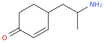 1-(1-oxocyclohex-2-ene-4-yl)-2-aminopropane.png