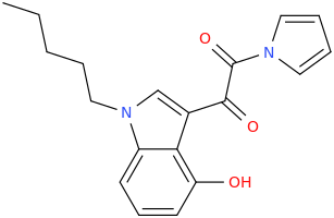 1-(1-pentyl-4-hydroxy-indole-3-yl)-1,2-dioxo-2-(pyrrole1-yl)ethane.png