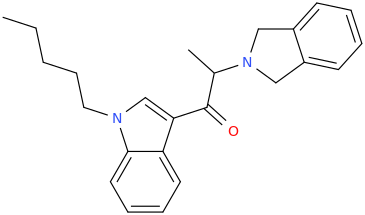 1-(1-pentyl-indole-3-yl)-2-(2-azaindan-2-yl)-1-oxopropane.png