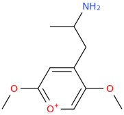 1-(2,5-dimethoxypyrylium-4-yl)-2-aminopropane.png