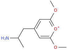 1-(2,6-dimethoxypyrylium-4-yl)-2-aminopropane.png