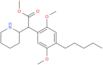 1-(2-piperidinyl)-1-(2,5-dimethoxy-4-pentylphenyl)-1-carbomethoxy-methane.png