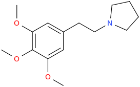 1-(3,4,5-trimethoxyphenyl)-2-(1-pyrrolidinyl)ethane.png