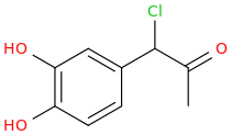 1-(3,4-dihydroxyphenyl)-1-chloro-2-oxopropane.png