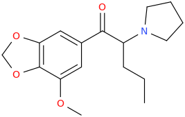 1-(3,4-methylenedioxy-5-methoxyphenyl)-1-oxo-2-(pyrrolidin-1-yl)pentane.png