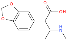 1-(3,4-methylenedioxyphenyl)-1-carboxy-2-methylamino-propane.png