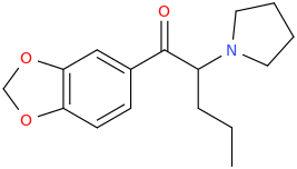 1-(3,4-methylenedioxyphenyl)-1-oxo-2-(1-pyrrolidinyl)pentane.png