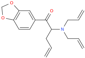 1-(3,4-methylenedioxyphenyl)-1-oxo-2-diallylaminopent-4-ene.png