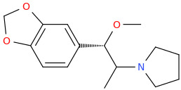 1-(3,4-methylenedioxyphenyl)-2-(1-pyrrolidinyl)-(1S)-1-methoxypropane.png