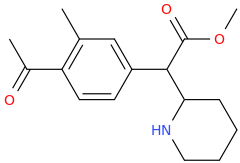 1-(3-methyl-4-(1-oxoethyl)-phenyl)-1-carbomethoxy-1-(2-piperidinyl)-methane.png