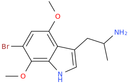 1-(4,7-dimethoxy-6-bromo-indole-3-yl)-2-amino-propane.png