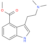 1-(4-carbomethoxyindole-3-yl)-2-dimethylaminoethane.png