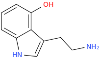 1-(4-hydroxyindole-3-yl)-2-aminoethane.png
