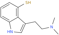 1-(4-sulfhydrylindole-3-yl)-2-dimethylaminoethane.png