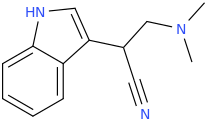 1-(indole-3-yl)-1-cyano-2-dimethylaminoethane.png