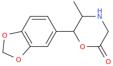 1-aza-2-methyl-3-(3,4-methylenedioxyphenyl)-4-oxa-5-oxo-cyclohexane.png