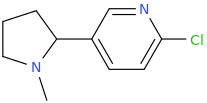 1-methyl-2-(6-chloropyridin-3-yl)pyrrolidine.png