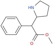 1-phenyl-1-carbomethoxy-1-(pyrrolidin-2-yl)methane.png
