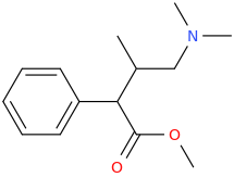 1-phenyl-1-carbomethoxy-2-methyl-3-dimethylaminopropane.png